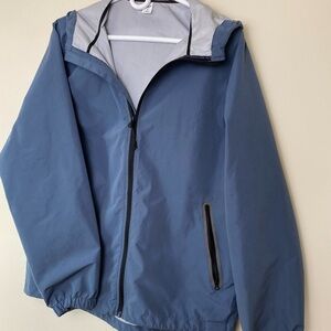SALE Old Navy Active Men's Packable Water-Resistant Hooded Rain Jacket Size M